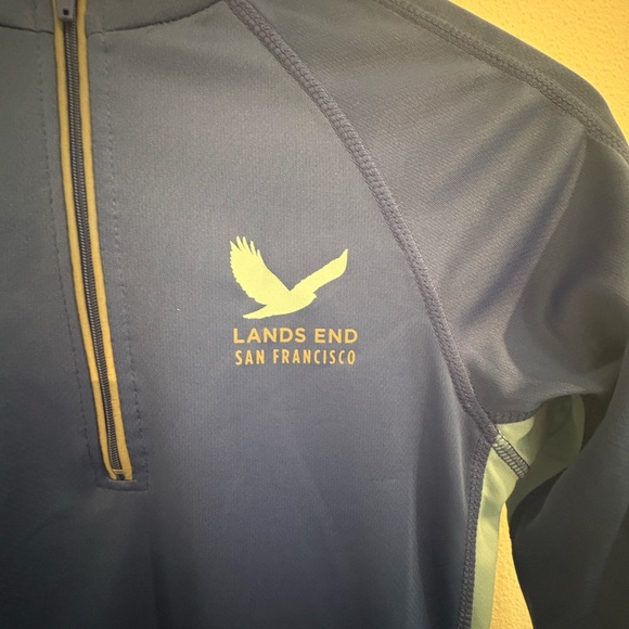 Golden Gate National Parks Conservation quarter zip blue run jacket - Picture 2 of 6